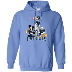 Nfl - New England Patriots Donald Duck Goofy Mickey Mouse Super Bowl 2019 Football Pullover Hoodie Sweatshirt Pullover Hoodie Sweatshirt - parenttees