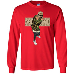 Gucci Gang Hiphop T-shirt Men Long Sleeve Shirt Men Long Sleeve Shirt - parenttees