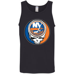 New York Islanders Grateful Dead Steal Your Face Hockey Nhl Shirts Men Cotton Tank