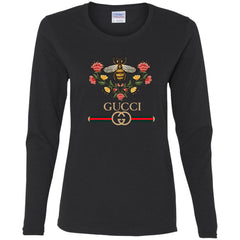 Gucci Logo T-shirt Women Long Sleeve Shirt Women Long Sleeve Shirt - parenttees