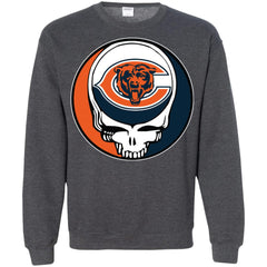 Chicago Bears Grateful Dead Steal Your Face Football Nfl Shirts Crewneck Pullover Sweatshirt Crewneck Pullover Sweatshirt - parenttees