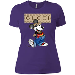 Gucci Mickey Mouse Trending T-shirt Women Cotton T-Shirt Women Cotton T-Shirt - parenttees