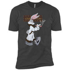 Louis Vuitton Rabbit Smoking Shirt Men Short Sleeve T-Shirt Men Short Sleeve T-Shirt - parenttees