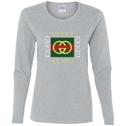 Gucci Logo Gift T-shirt Women Long Sleeve Shirt