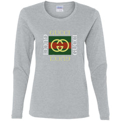 Gucci Logo Gift T-shirt Women Long Sleeve Shirt Women Long Sleeve Shirt - parenttees