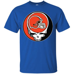 Cleveland Browns Grateful Dead Steal Your Face Football Nfl Shirts Men Cotton T-Shirt Men Cotton T-Shirt - parenttees