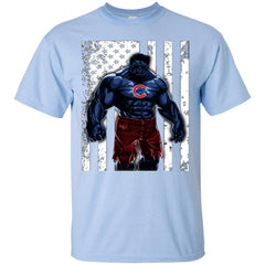 Giants Hulk Chicago Cubs T-shirt Flag Men Cotton T-Shirt Men Cotton T-Shirt - parenttees