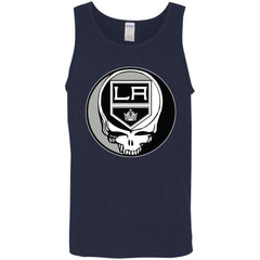 Los Angeles Kings Grateful Dead Steal Your Face Hockey Nhl Shirts Men Cotton Tank Men Cotton Tank - parenttees