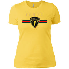 Gucci Tesla T-shirt Women Cotton T-Shirt Women Cotton T-Shirt - parenttees