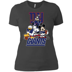 Mickey Mouse New York Giants American Football Nfl Sports Shirt Women Cotton T-Shirt Women Cotton T-Shirt - parenttees