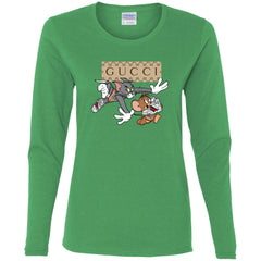 Gucci Tom And Jerry Cartoon T-shirt Women Long Sleeve Shirt Women Long Sleeve Shirt - parenttees