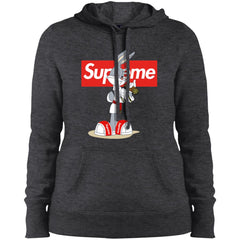 Supreme Rabbit Smoking T-shirt Women Hooded Sweatshirt Women Hooded Sweatshirt - parenttees