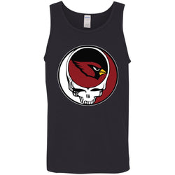 Arizona Cardinals Grateful Dead Steal Your Face Football Nfl Shirts Men Cotton Tank