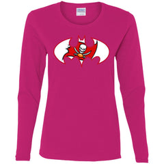 We Are The Tampa Bay Buccaneers Batman Nfl Mashup Women Long Sleeve Shirt Women Long Sleeve Shirt - parenttees