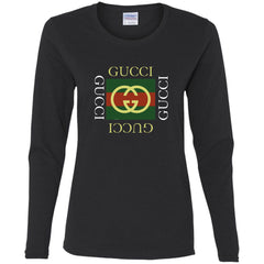 Gucci Logo Gift T-shirt Women Long Sleeve Shirt Women Long Sleeve Shirt - parenttees