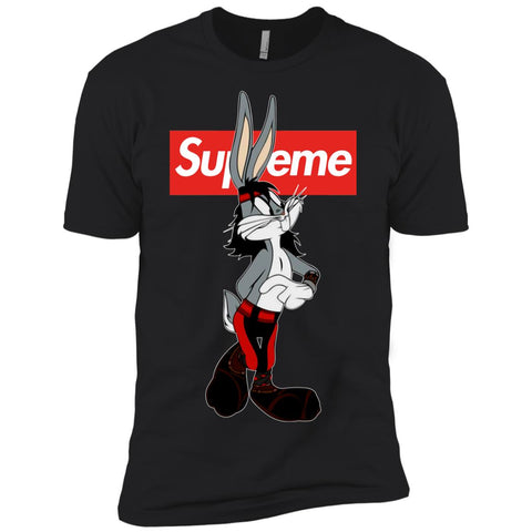 Supreme Rabbit T-shirt Men Short Sleeve T-Shirt Black / X-Small Men Short Sleeve T-Shirt - parenttees