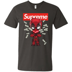 Supreme Deadpool Funny T-shirt Men V-Neck T-Shirt Men V-Neck T-Shirt - parenttees