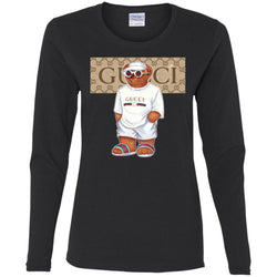 Best Life Gucci Bear T-shirt Women Long Sleeve Shirt