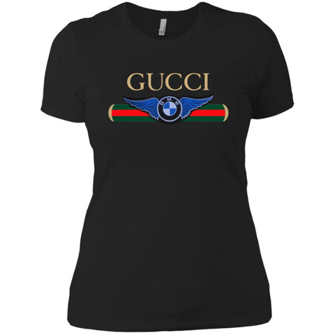 Gucci Bmw T-shirt Women Cotton T-Shirt Black / X-Small Women Cotton T-Shirt - parenttees