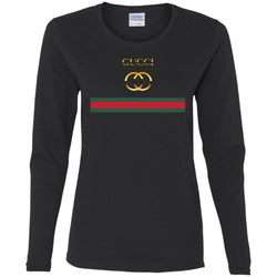 Gucci Logo Vintage Women Long Sleeve Shirt