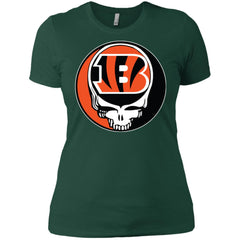 Cincinnati Bengals Grateful Dead Steal Your Face Football Nfl Shirts Women Cotton T-Shirt Women Cotton T-Shirt - parenttees