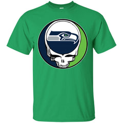 Seattle Seahawks Grateful Dead Steal Your Face Football Nfl Shirts Men Cotton T-Shirt Men Cotton T-Shirt - parenttees