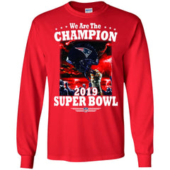 Nfl – New England Patriots We Are The Champion 2019 Super Bowl Football Men Long Sleeve Shirt Men Long Sleeve Shirt - parenttees