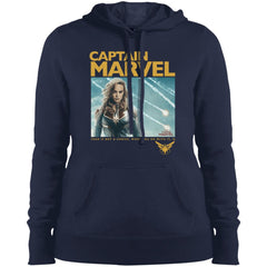 Captain Marvel Vintage Movie Poster Style Women Hooded Sweatshirt Women Hooded Sweatshirt - parenttees