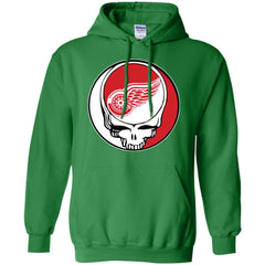 Detroit Red Wings Grateful Dead Steal Your Face Hockey Nhl Shirts Pullover Hoodie Sweatshirt Pullover Hoodie Sweatshirt - parenttees