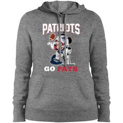 Go Pats - New England Patriots Super Bowl 2019 Mickey Mouse Football Nfl Women Hooded Sweatshirt Women Hooded Sweatshirt - parenttees