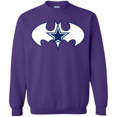 We Are The Dallas Cowboys Batman Nfl Mashup Crewneck Pullover Sweatshirt Crewneck Pullover Sweatshirt - parenttees