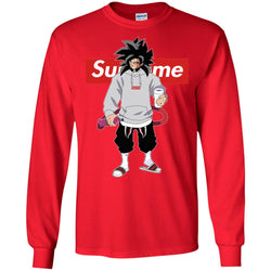 Supreme Dragon Ball Goku Best T-shirt Men Long Sleeve Shirt