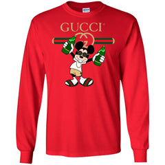 Gucci Mickey Mouse Top Trending T-shirt Men Long Sleeve Shirt Men Long Sleeve Shirt - parenttees