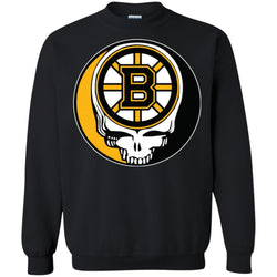 Boston Bruins Grateful Dead Steal Your Face Hockey Nhl Shirts Crewneck Pullover Sweatshirt