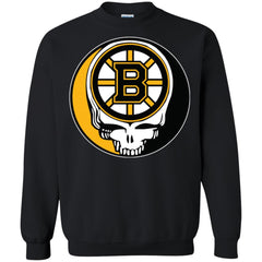 Boston Bruins Grateful Dead Steal Your Face Hockey Nhl Shirts Crewneck Pullover Sweatshirt Crewneck Pullover Sweatshirt - parenttees