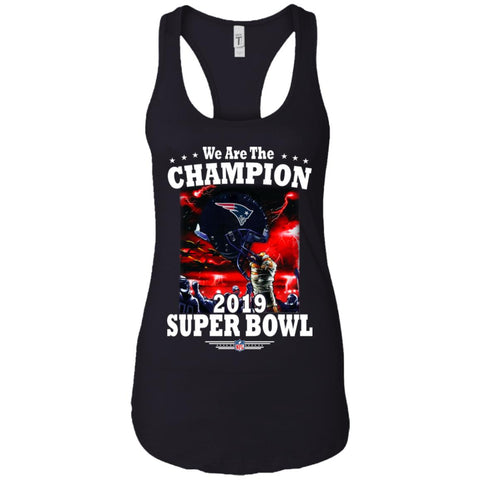 Nfl – New England Patriots We Are The Champion 2019 Super Bowl Football Women Tank Top Black / X-Small Women Tank Top - parenttees