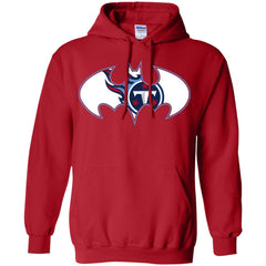 We Are The Tennessee Titans Batman Nfl Mashup Pullover Hoodie Sweatshirt Pullover Hoodie Sweatshirt - parenttees