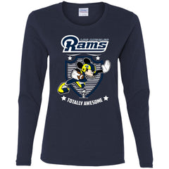 Nfl – Los Angeles Rams Totally Awesome Mickey Mouse Super Bowl 2019 Football Women Long Sleeve Shirt Women Long Sleeve Shirt - parenttees