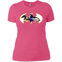 We Are The Baltimore Ravens Batman Nfl Mashup Women Cotton T-Shirt Women Cotton T-Shirt - parenttees