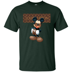 Best Louis Vuitton Mickey Mouse Shirt Men Cotton T-Shirt Men Cotton T-Shirt - parenttees