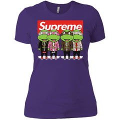 Supreme Turtle T-shirt Women Cotton T-Shirt Women Cotton T-Shirt - parenttees