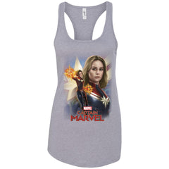 Marvel Captain Marvel Powers Portrait Women Tank Top Women Tank Top - parenttees