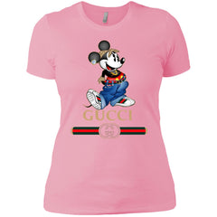 Gucci T-shirt Mouse Mickey Cartoon T-shirt Women Cotton T-Shirt Women Cotton T-Shirt - parenttees