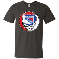 New York Rangers Grateful Dead Steal Your Face Hockey Nhl Shirts Men V-Neck T-Shirt Men V-Neck T-Shirt - parenttees