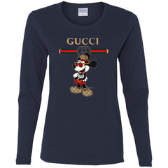 Gucci Mickey New Style T-shirt Women Long Sleeve Shirt Women Long Sleeve Shirt - parenttees