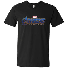 Marvel Avengers Endgame Movie Logo Graphic Men V-Neck T-Shirt Men V-Neck T-Shirt - parenttees