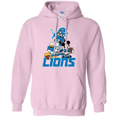 Mickey Mouse Detroit Lions American Football Nfl Sports Shirt Pullover Hoodie Sweatshirt Pullover Hoodie Sweatshirt - parenttees