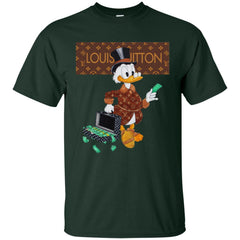 Louis Vuitton Donald Duck T-shirt Men Cotton T-Shirt Men Cotton T-Shirt - parenttees