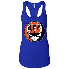 Cincinnati Bengals Grateful Dead Steal Your Face Football Nfl Shirts Women Tank Top Women Tank Top - parenttees