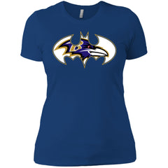 We Are The Baltimore Ravens Batman Nfl Mashup Women Cotton T-Shirt Women Cotton T-Shirt - parenttees